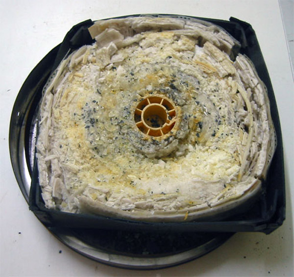 Nedbrudt hvid nitrat